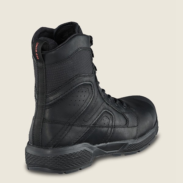 Red Wing Safety Boots Exos Lite - 8-inch Waterproof Csa Toe - Black - Mens LTO234179